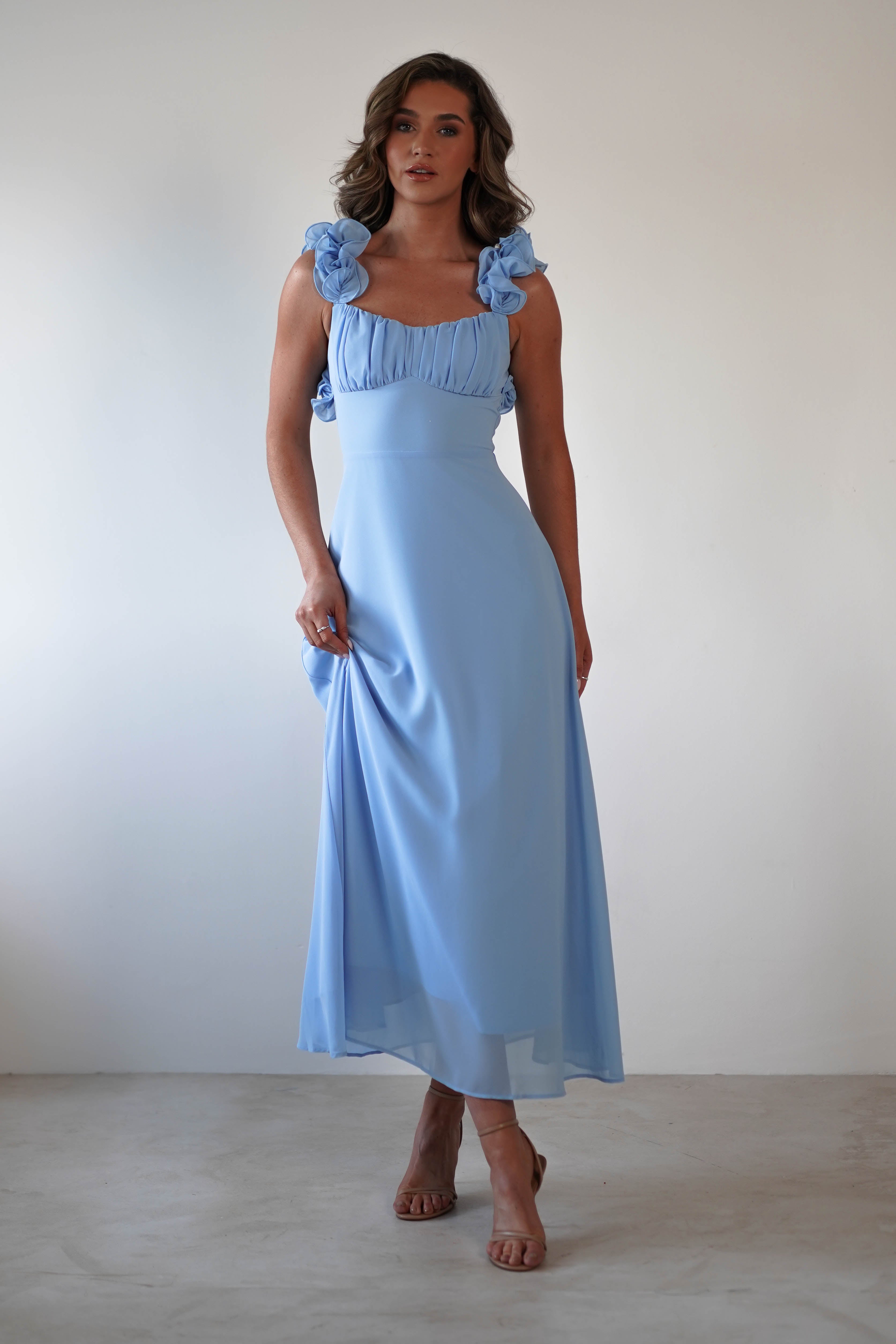 Vestido Sadie Azul Claro