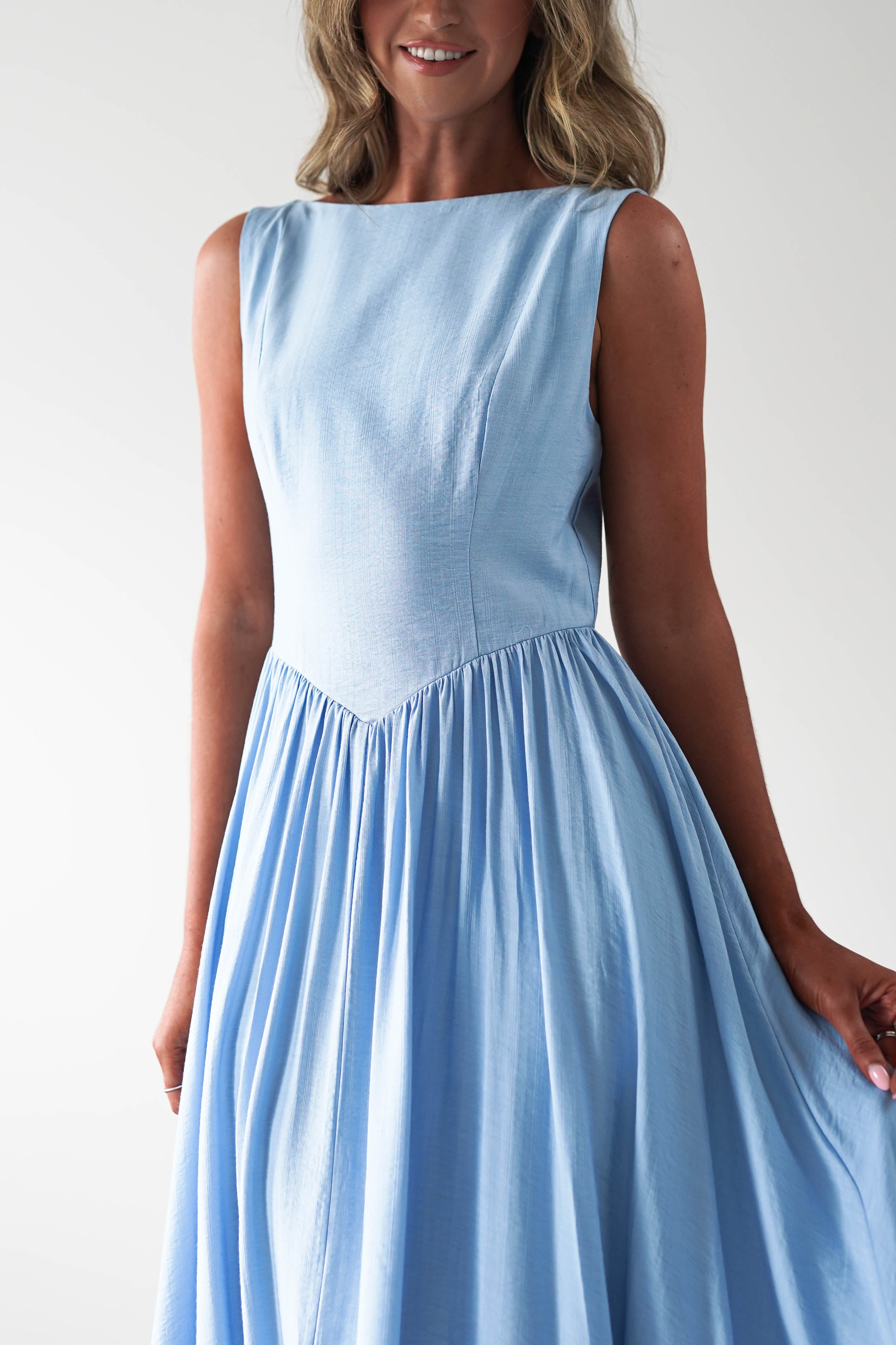 Vestido Monroe Azul