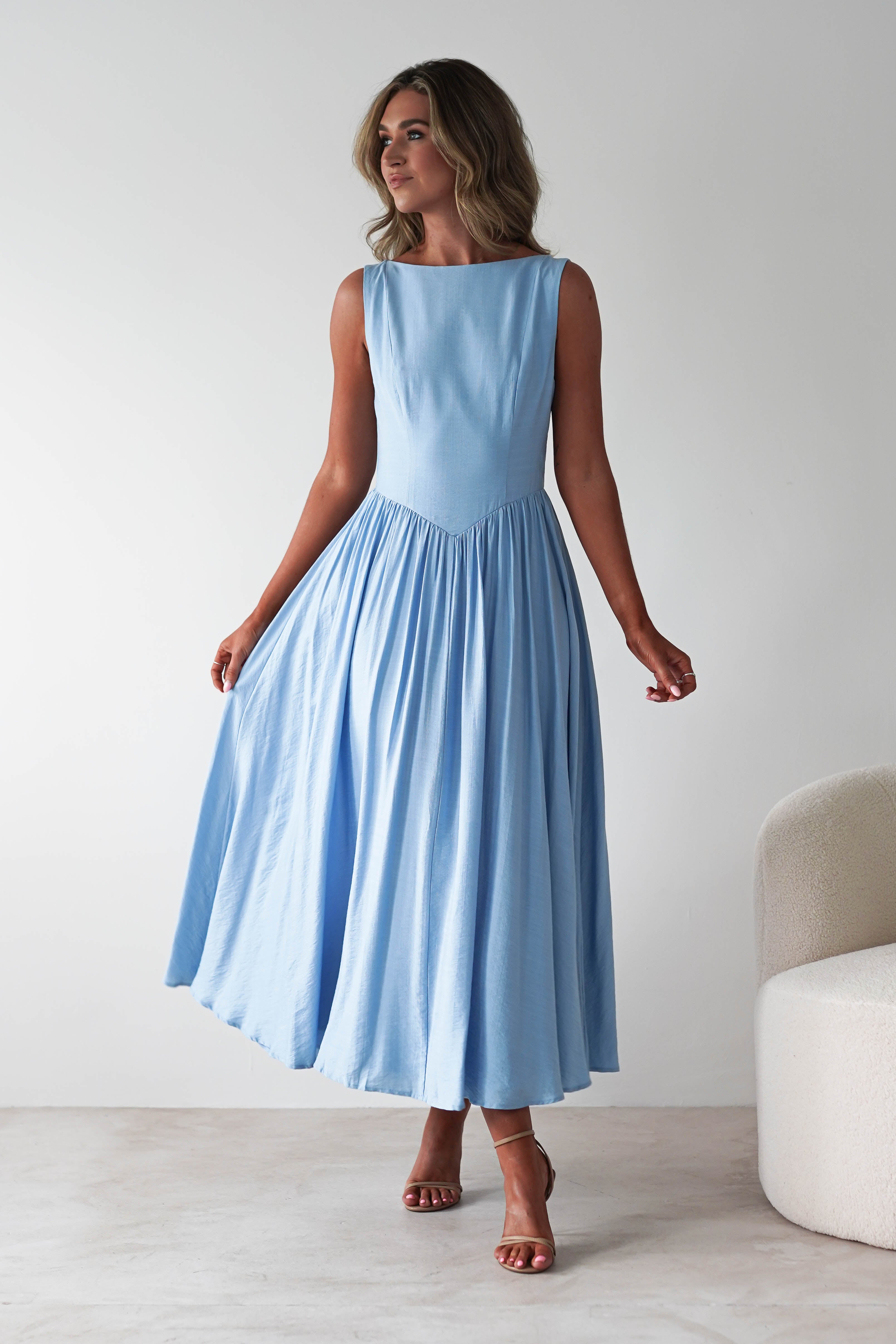 Vestido Monroe Azul