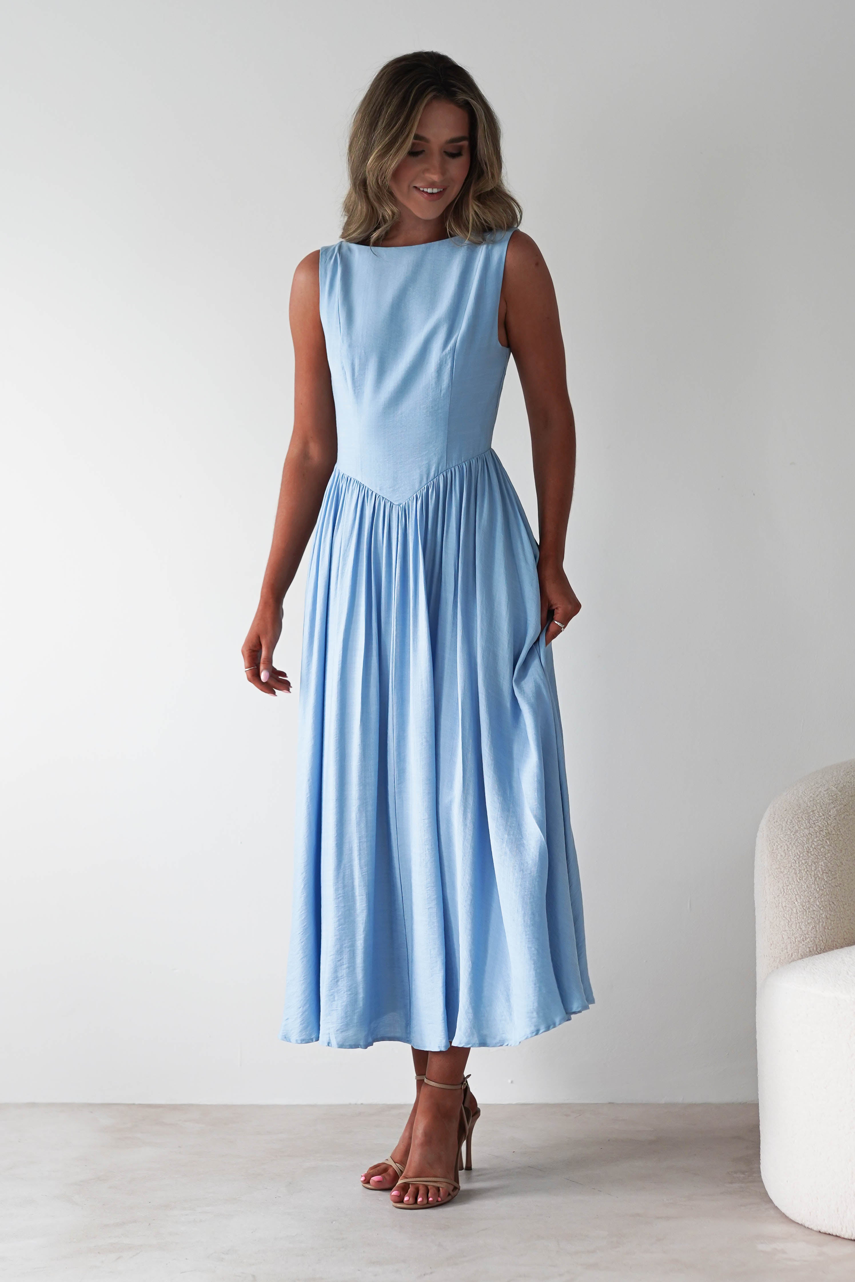 Vestido Monroe Azul