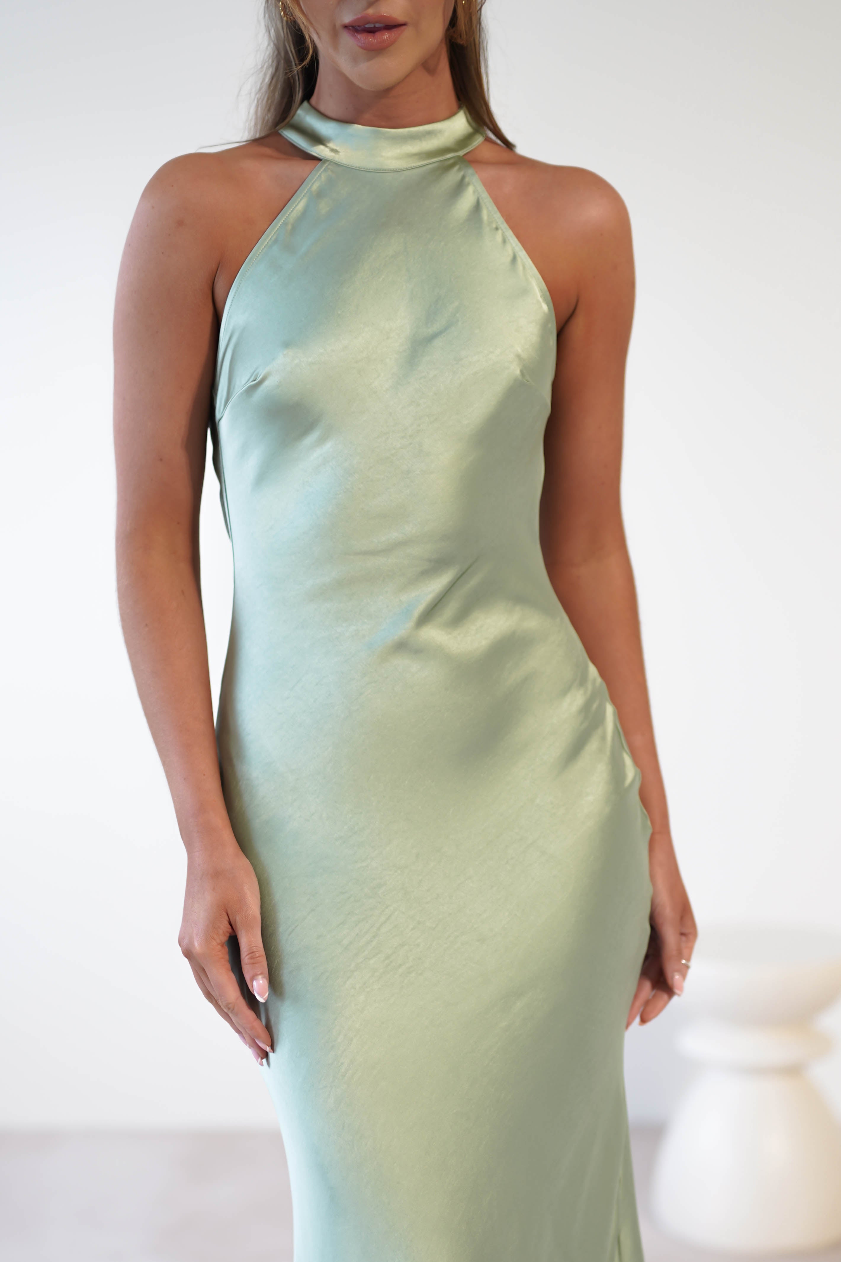 Vestido Natalia Verde Sálvia