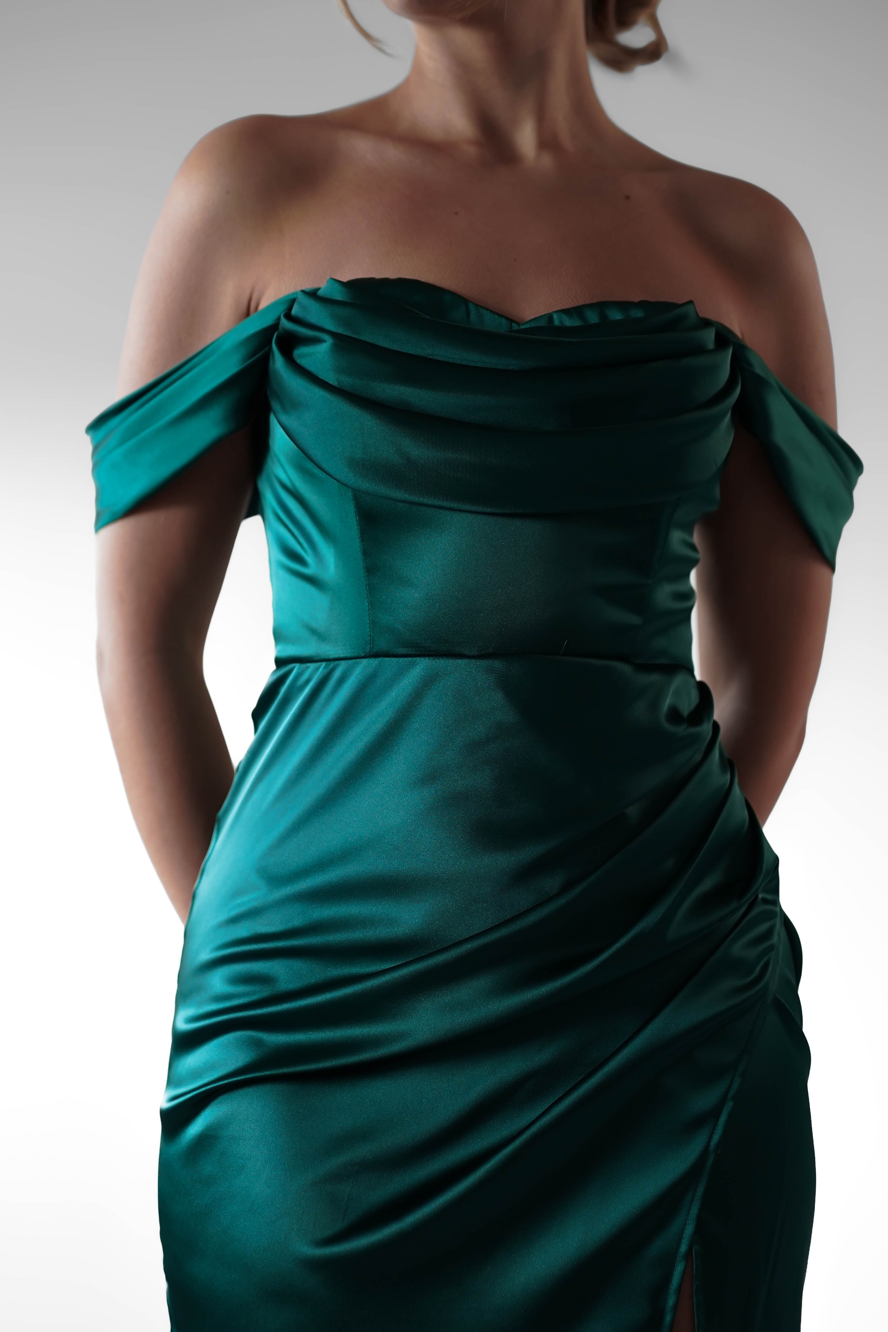 Vestido Monica Verde Esmeralda