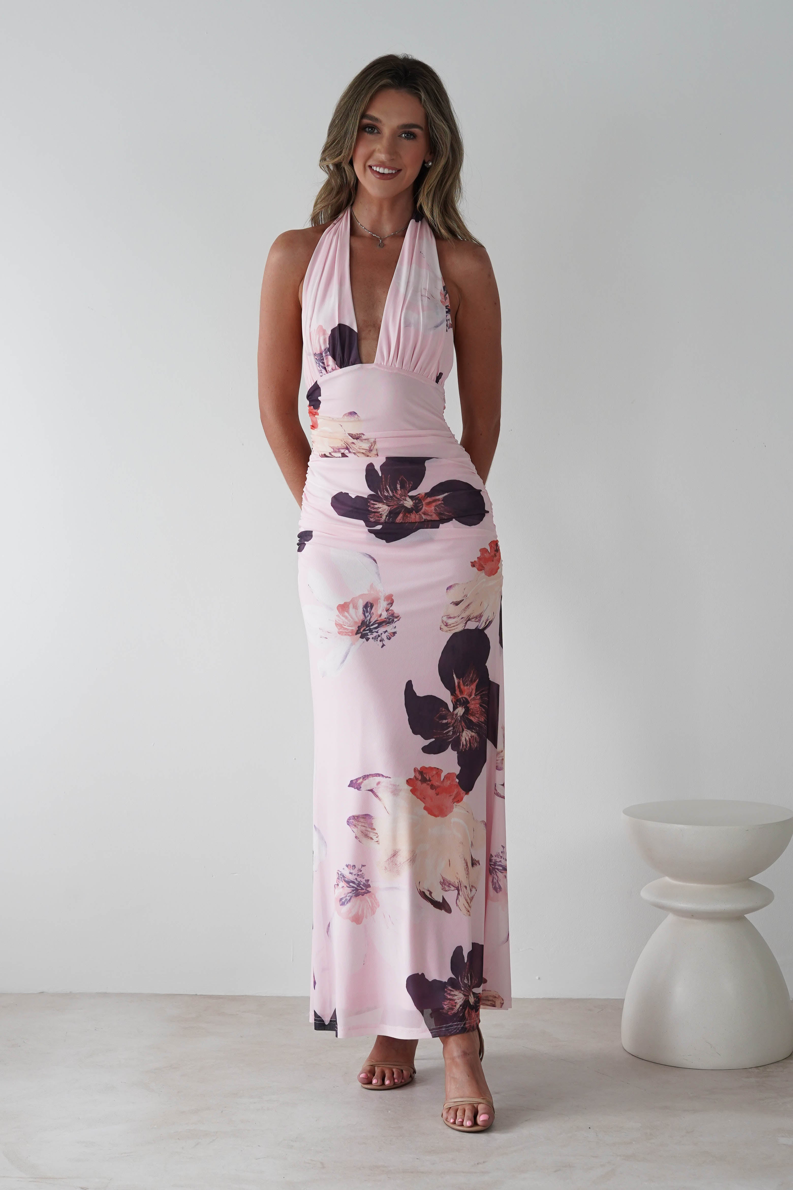 Vestido Rhoda Rosa claro