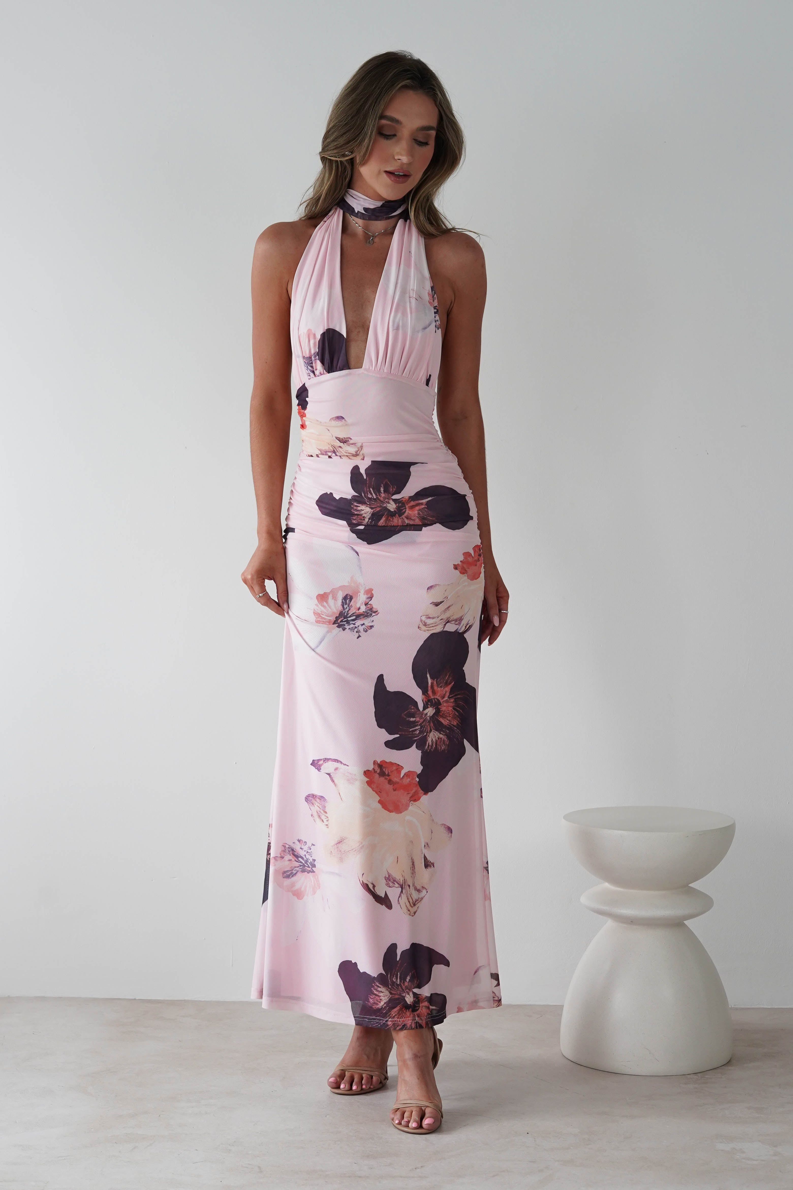 Vestido Rhoda Rosa claro