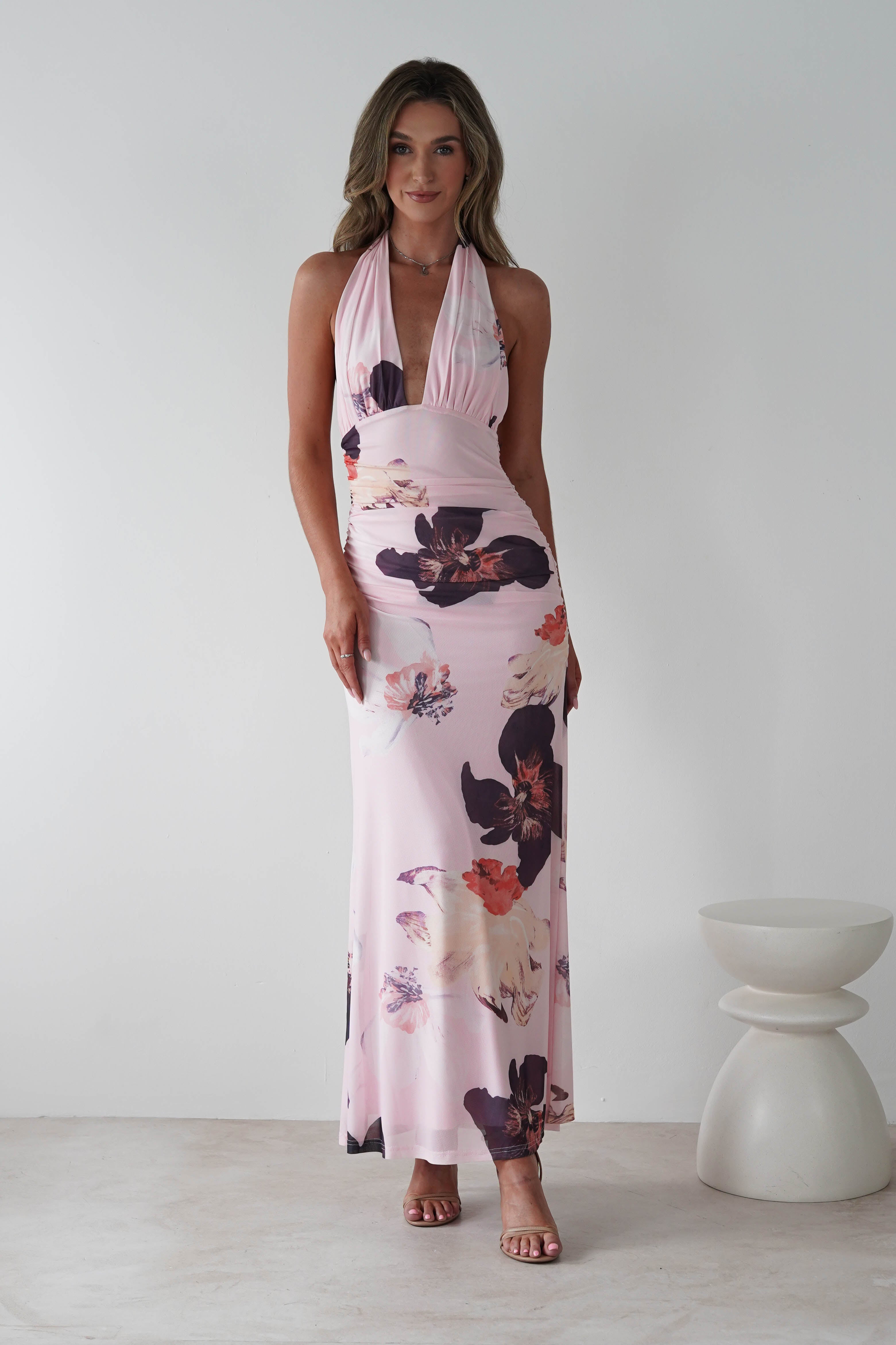 Vestido Rhoda Rosa claro